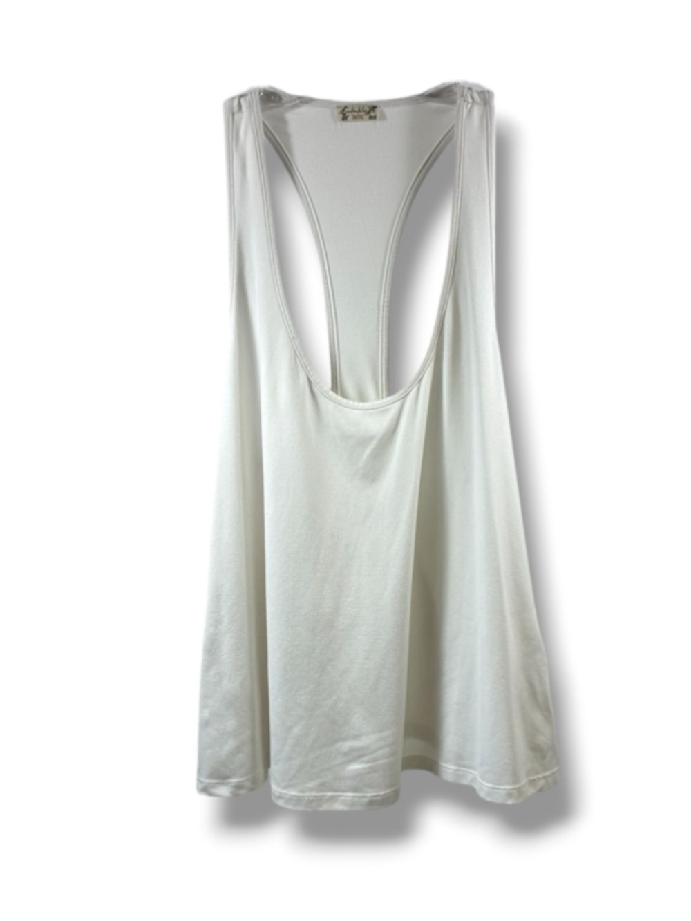 Intimately Free People Racerback Tank Top in White Size S